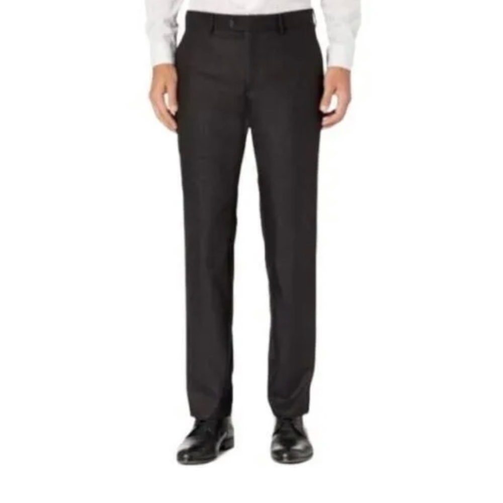 The Savile Row Co. Mens Brixton Dress Pants Sz 46 x 32 GRAY NWOT